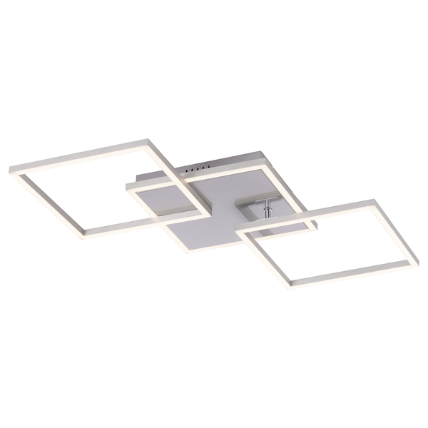 LED-Deckenleuchte Iven II - Polycarbonat / Aluminium - 3-flammig