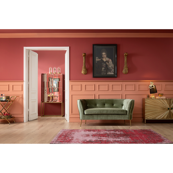 Wandschmuck Ostrich - Gold - Stein