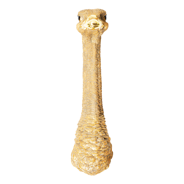 Wandschmuck Ostrich - Gold - Stein