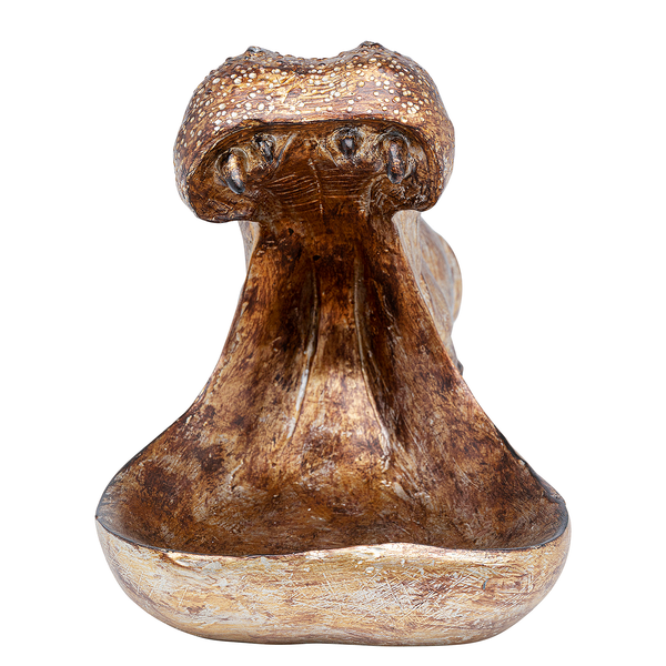 Deko Figur Hungry Hippo - Braun - Stein