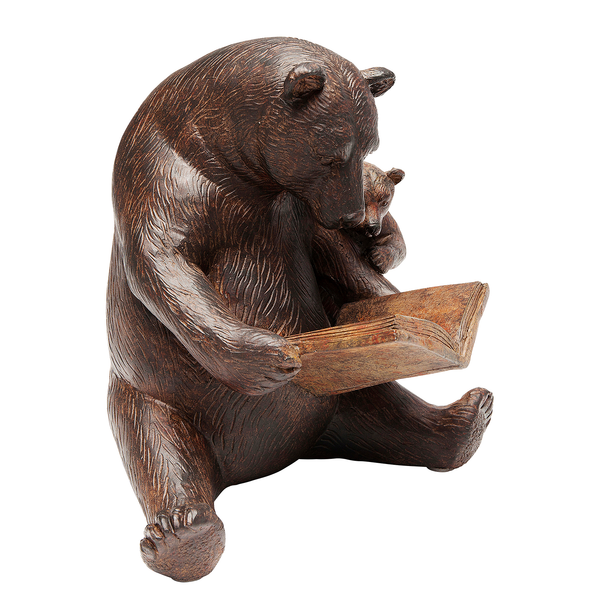 Deko Objekt Reading Bears - Braun - Stein