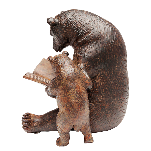 Deko Objekt Reading Bears - Braun - Stein
