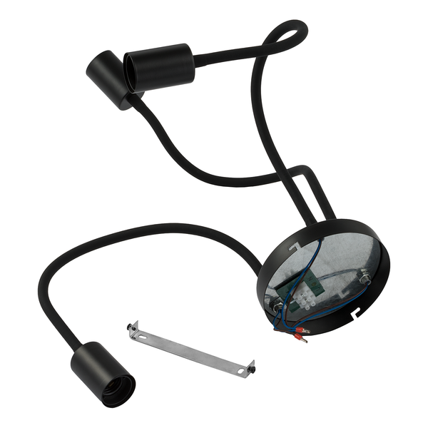 Deckenleuchte Lysaa II - Eisen - 3-flammig