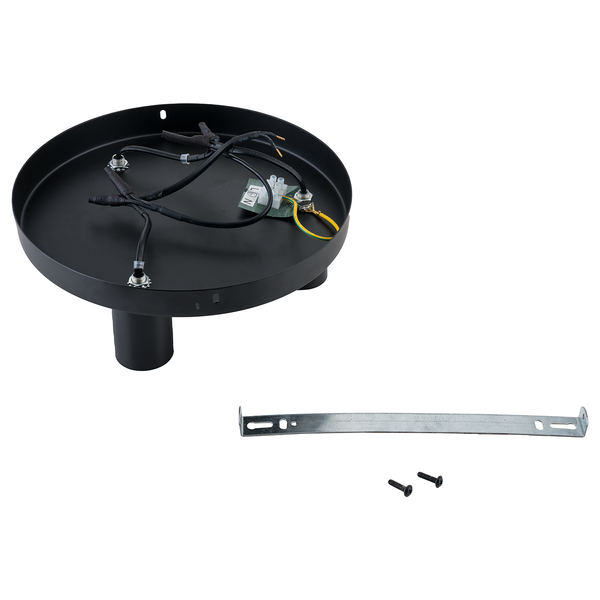 Deckenleuchte Lysaa III - Eisen - 3-flammig