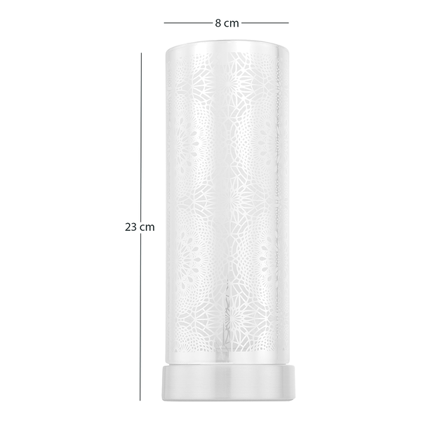 Tischleuchte Fogi V - Eisen / Glas - 1-flammig