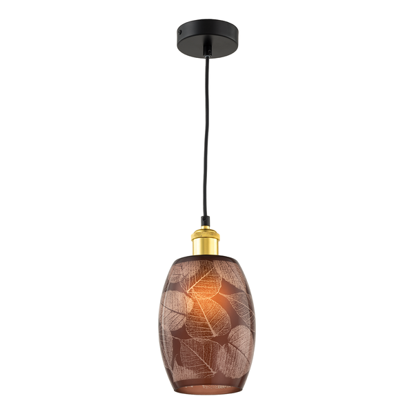 Pendelleuchte Foley II - Eisen / Glas - 1-flammig