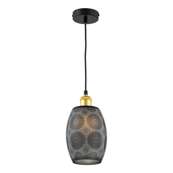 Pendelleuchte Foley III - Eisen / Glas - 1-flammig