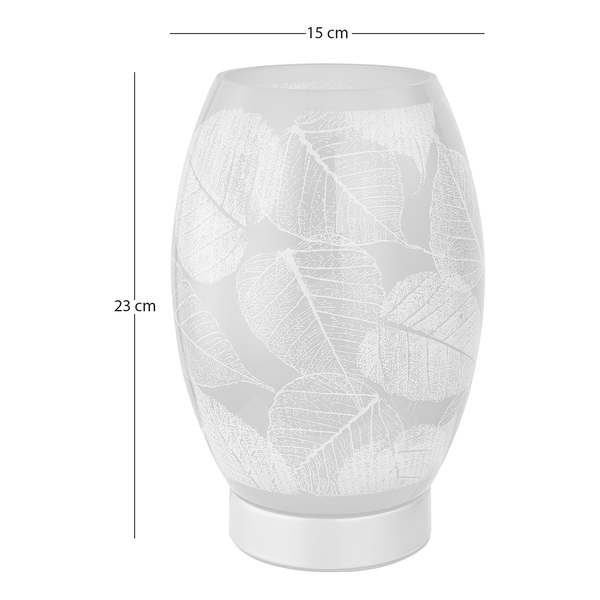 Tischleuchte Floey II - Eisen / Glas - 1-flammig