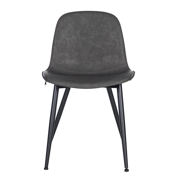 Polsterstuhl Capra 2er-Set - Anthrazit