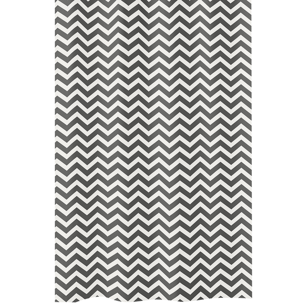 Duschvorhang Zack - PEVA - Schiefer - 180 x 200 cm