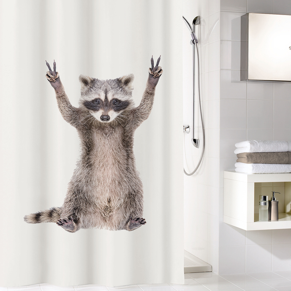 Duschvorhang  George - Polyester - Taupe