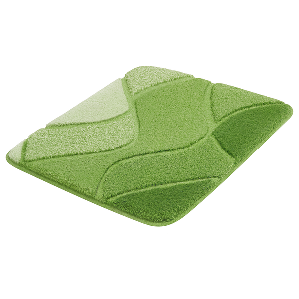 Badteppich Fiona I - Polyacryl - Grün - 55 x 65 cm