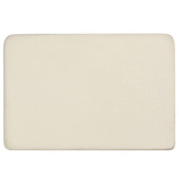 Badteppich Cony - Polyester - Creme - 60 x 100 cm