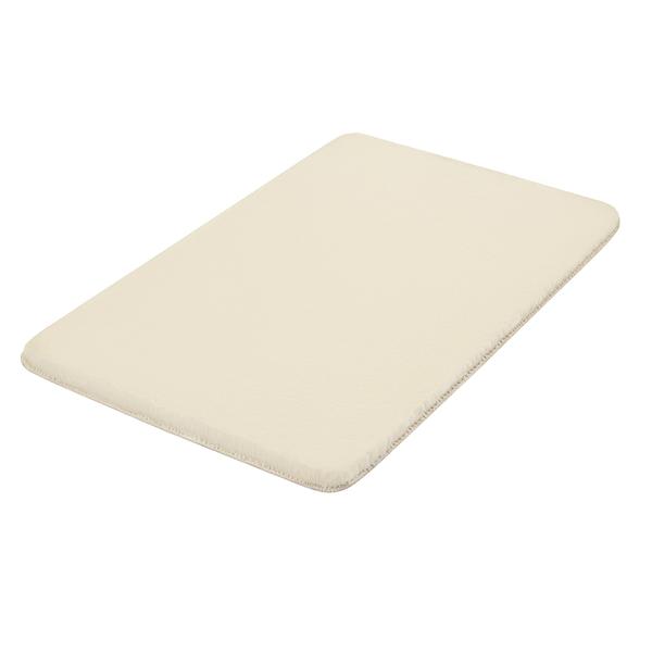 Badteppich Cony - Polyester - Creme - 60 x 100 cm