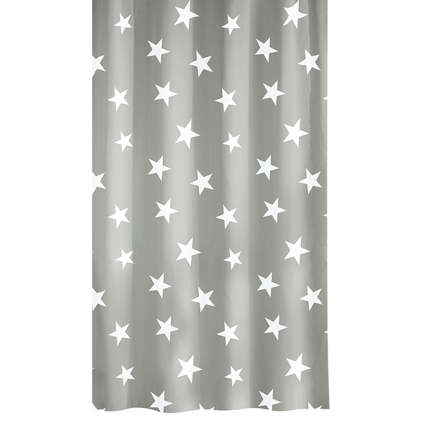 Duschvorhang Nova - Polyester - Platin - 240 x 180 cm