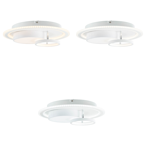 LED-Deckenleuchte Sigune - Polypropylen / Aluminium - 1-flammig