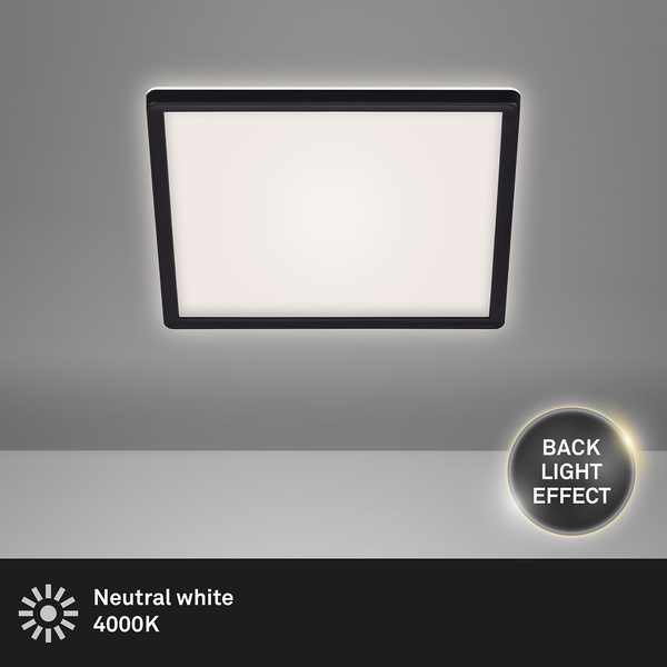 LED-Deckenleuchte Slim XI - Polycarbonat - 1-flammig
