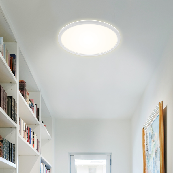 LED-Deckenleuchte Slim II - Polycarbonat - 1-flammig