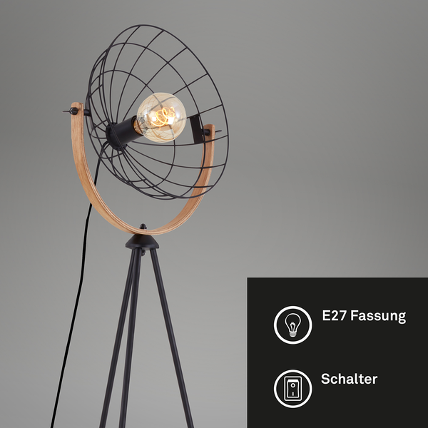 Stehleuchte Mesh - Eisen - 1-flammig