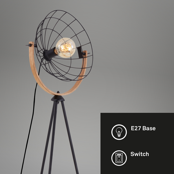 Stehleuchte Mesh - Eisen - 1-flammig