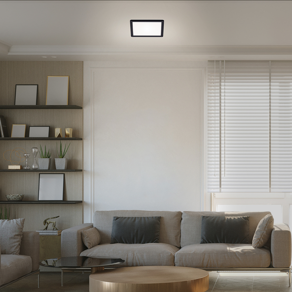 LED-Deckenleuchte Slim XIV - Polycarbonat - 1-flammig