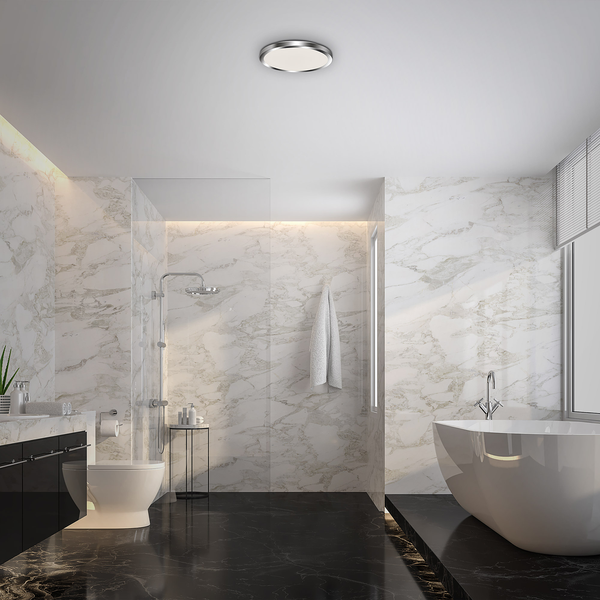 LED-Badleuchte Bano - Polycarbonat / Eisen - 1-flammig