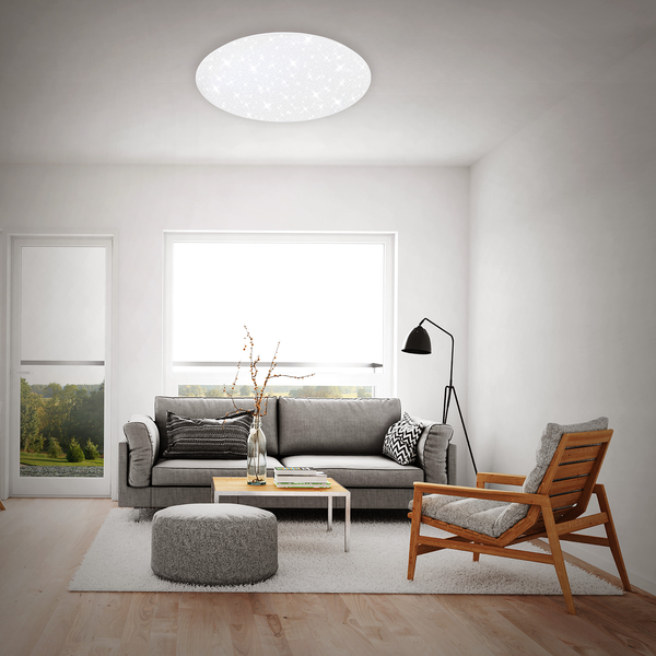 LED-Deckenleuchte Verb - Polycarbonat / Eisen - 1-flammig
