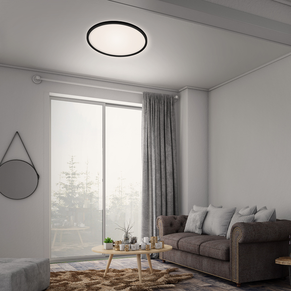 LED-Deckenleuchte Slim III - Polycarbonat - 1-flammig