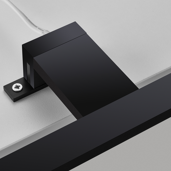 LED-Badleuchte Dun - Polycarbonat / Eisen - 1-flammig - Breite: 60 cm