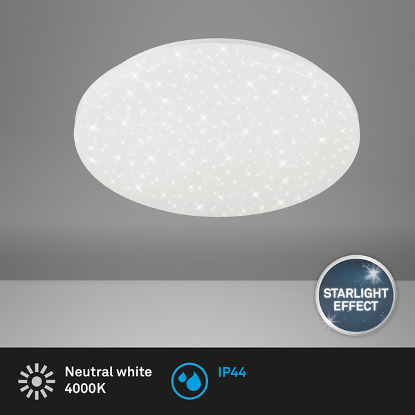 LED-Badleuchte Brili - Polycarbonat / Eisen - 1-flammig