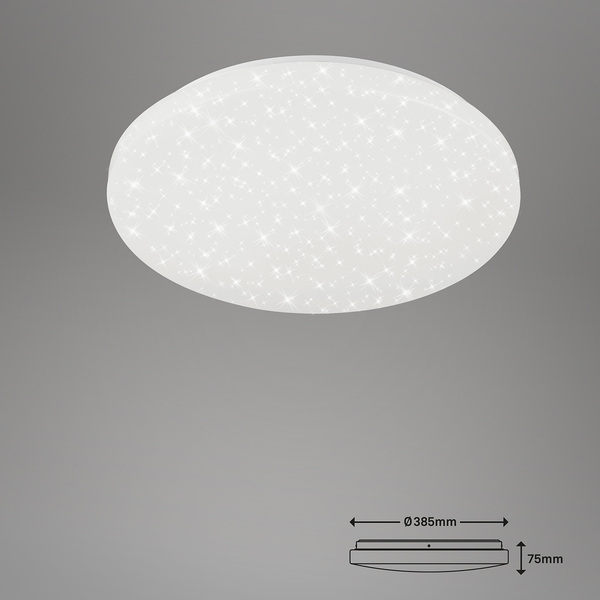 LED-Badleuchte Brili - Polycarbonat / Eisen - 1-flammig