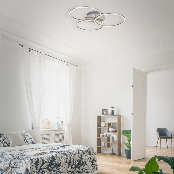 LED-Deckenleuchte Frame XIV - Polycarbonat / Eisen - 1-flammig