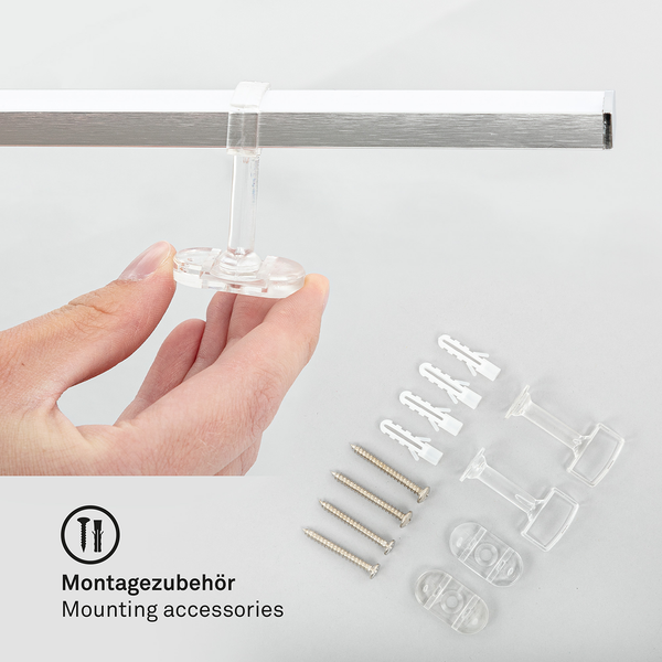 LED-Deckenleuchte Staff IV - Polycarbonat / Eisen - 1-flammig
