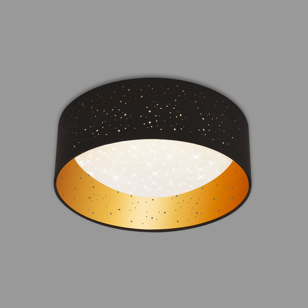LED-Deckenleuchte Maila III - Polycarbonat / Eisen - 1-flammig