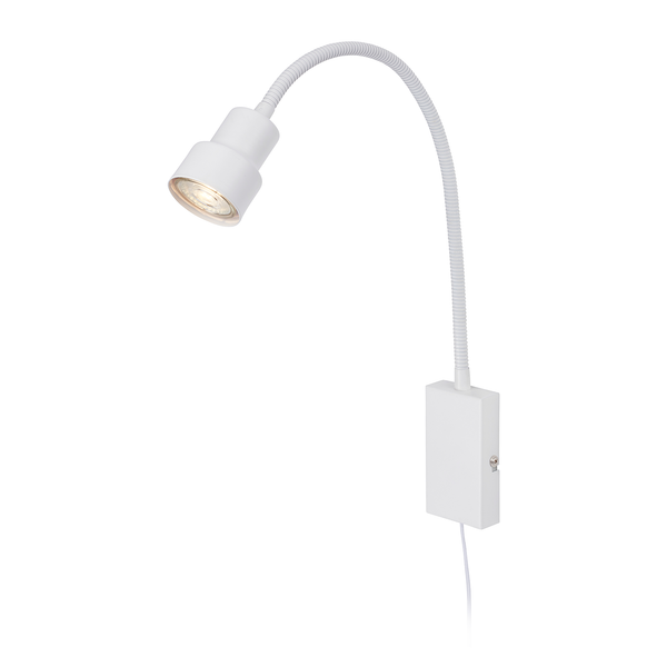 LED-Tischleuchte Tusi - Eisen - 1-flammig - Weiß