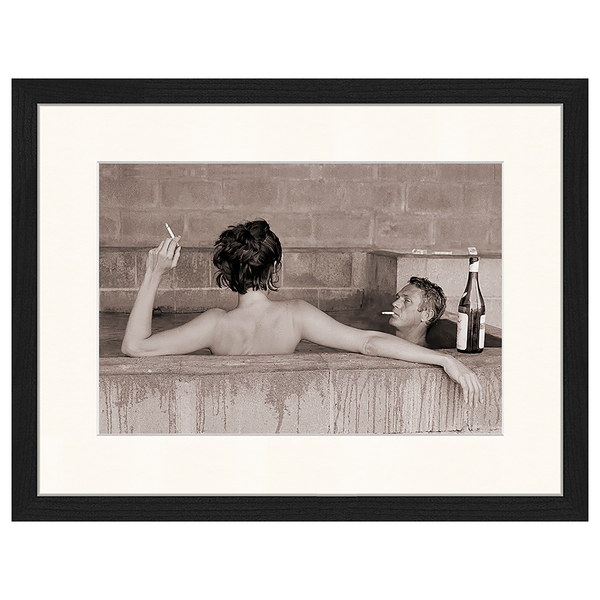 Bild Chilling in Big Sur - Buche massiv / Plexiglas - 43 x 33 cm