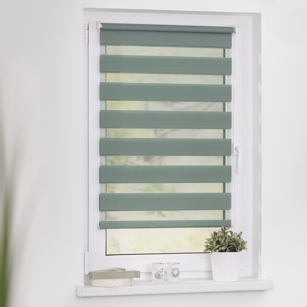 Duo-Rollo Klemmfix III - Polyester - Mintgrün - 120 x 150 cm