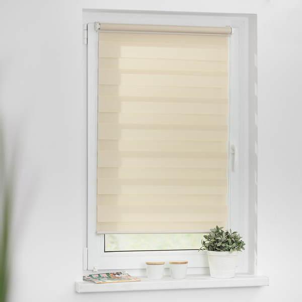 Duo-Rollo Klemmfix III - Polyester - Creme - 60 x 150 cm