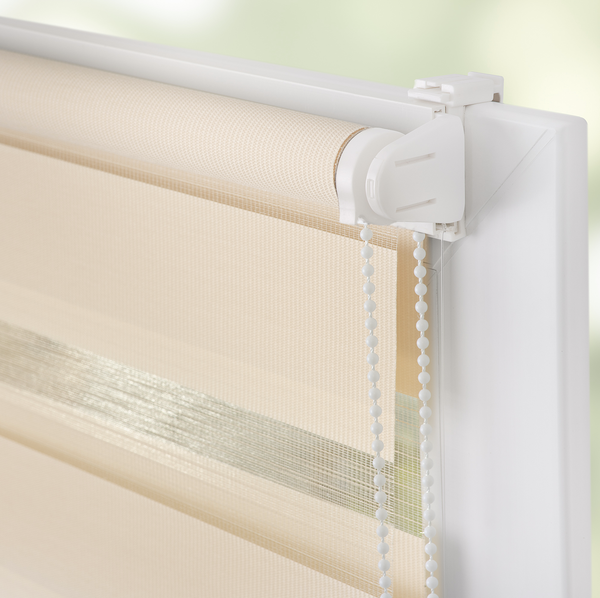 Duo-Rollo Klemmfix III - Polyester - Creme - 60 x 150 cm