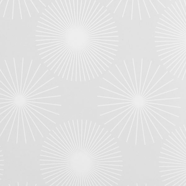 Klemmfix Rollo Sonne - Polyester - Weiß - 70 x 150 cm