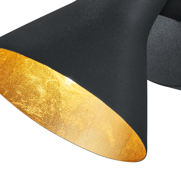 Deckenleuchte Nina - Stahl - Flammenanzahl: 1