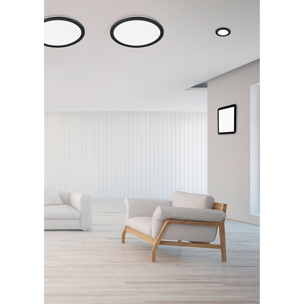 Deckenleuchte Camillus II - Polycarbonat - 1-flammig - 40 x 40 cm