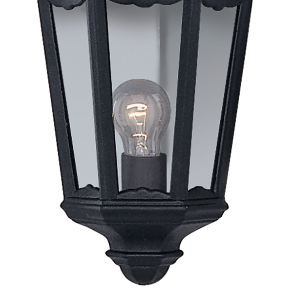 Wandleuchte Alex II - Klarglas / Aluminium - 1-flammig