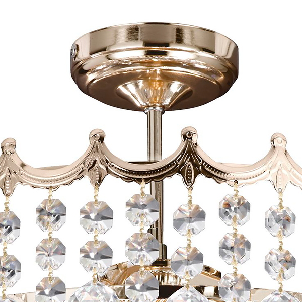 Kronleuchter Versailles I - Kristallglas / Stahl - 5-flammig