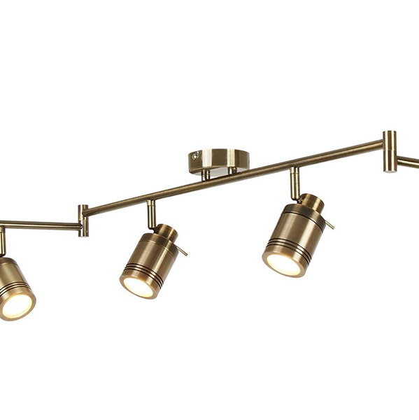 LED-Deckenleuchte Samson I - Stahl - 6-flammig