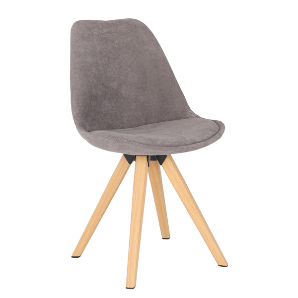 Polsterstuhl Taskan II (2er-Set) - Grau