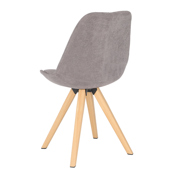 Polsterstuhl Taskan II (2er-Set) - Grau