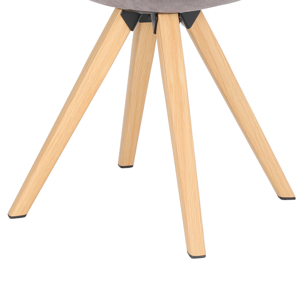 Polsterstuhl Taskan II (2er-Set) - Grau