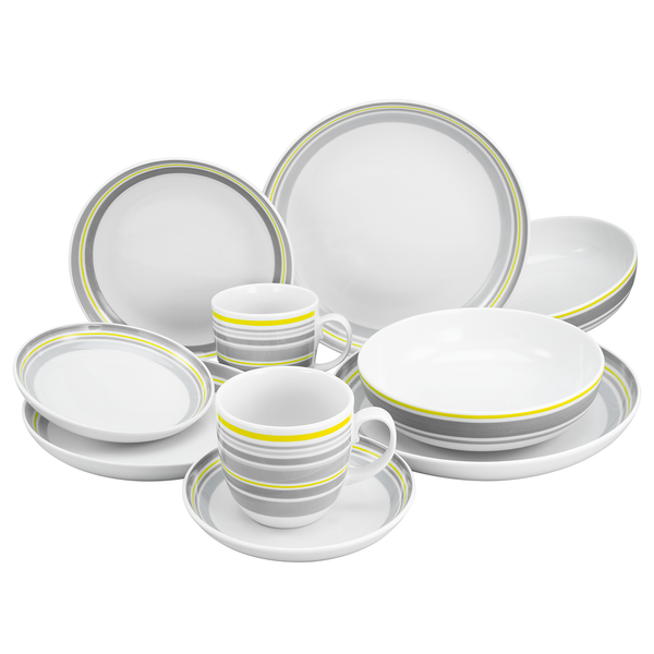 Kombiservice Trend Line (10-tlg.) - Porzellan - Mehrfarbig