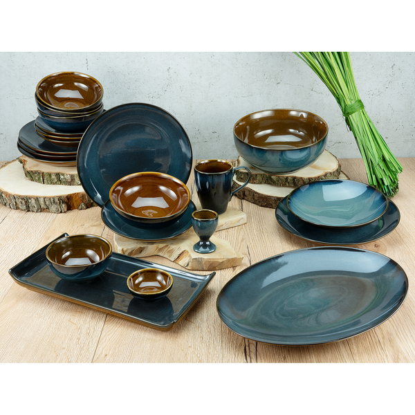 Kombiservice MALLORCA (16-tlg.) - Steingut - Mehrfarbig